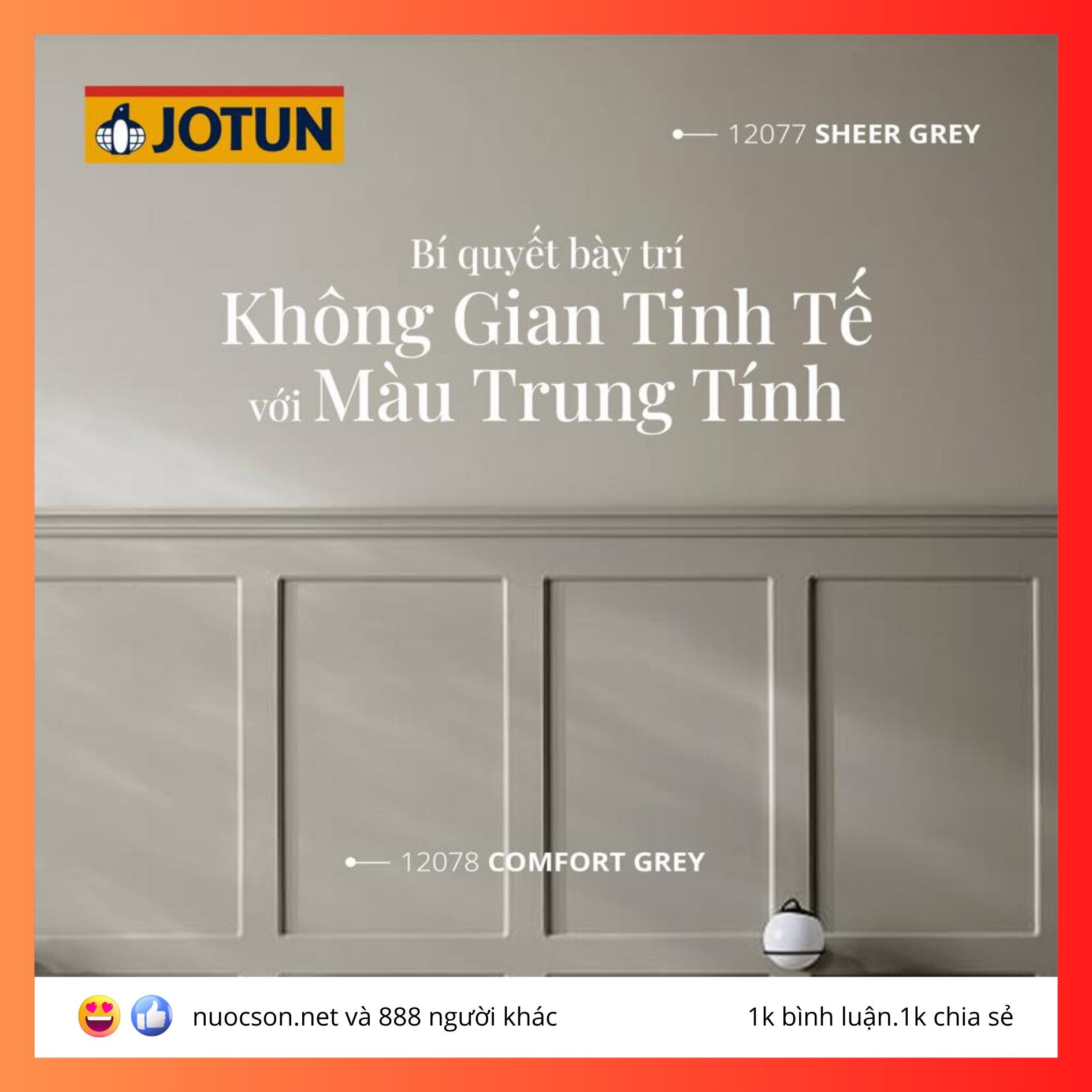 Tinh Tế Không Gian Sống Với Gam Màu Trung Tính Từ Jotun