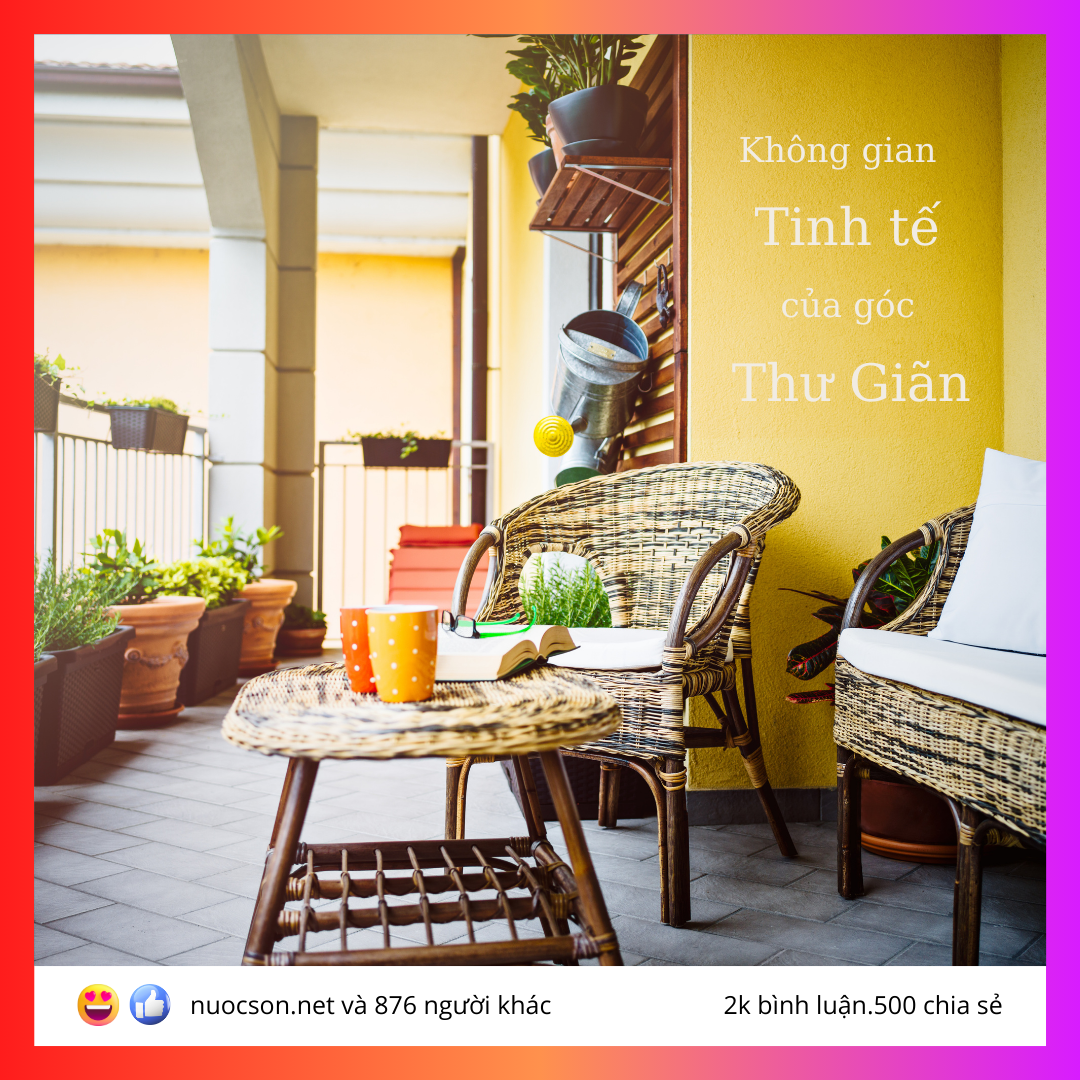 BAN CÔNG - KHÔNG GIAN THƯ GIÃN CỦA GIA ĐÌNH